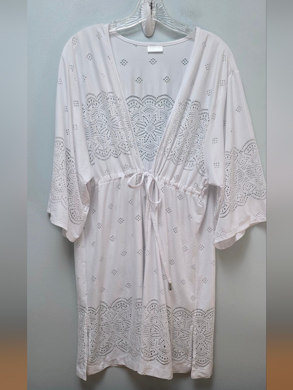 DOTTI | White Lace Beach Cover, Sz. M
